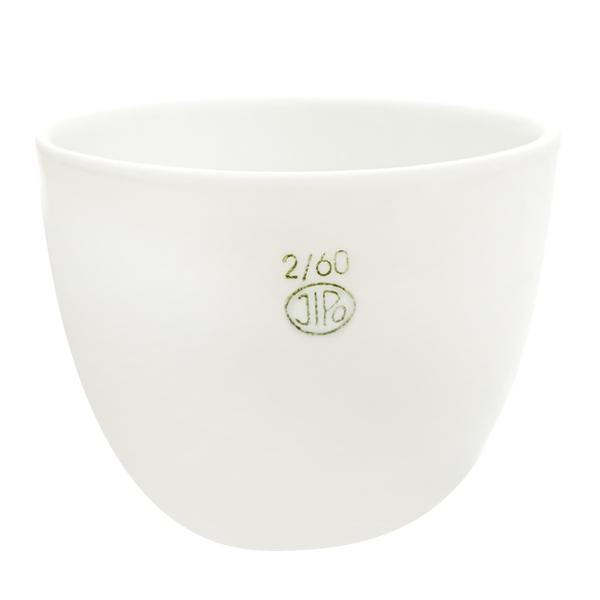 Crisol de porcelana.